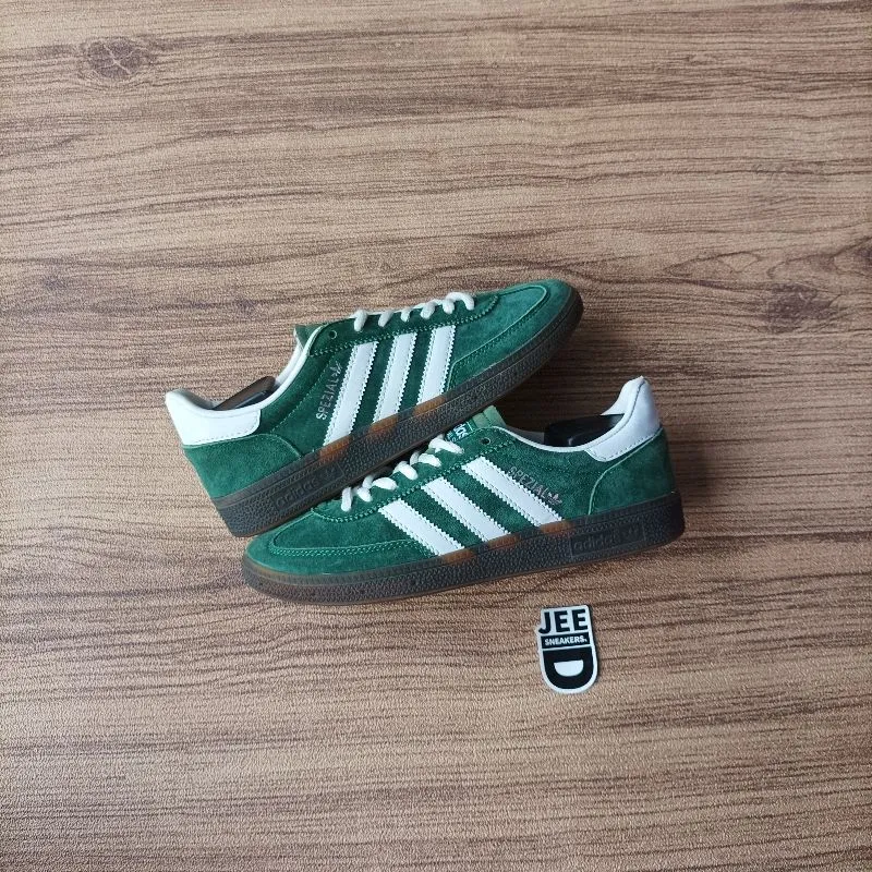 Adidas Casual Sneakers Wanita white green photo 1