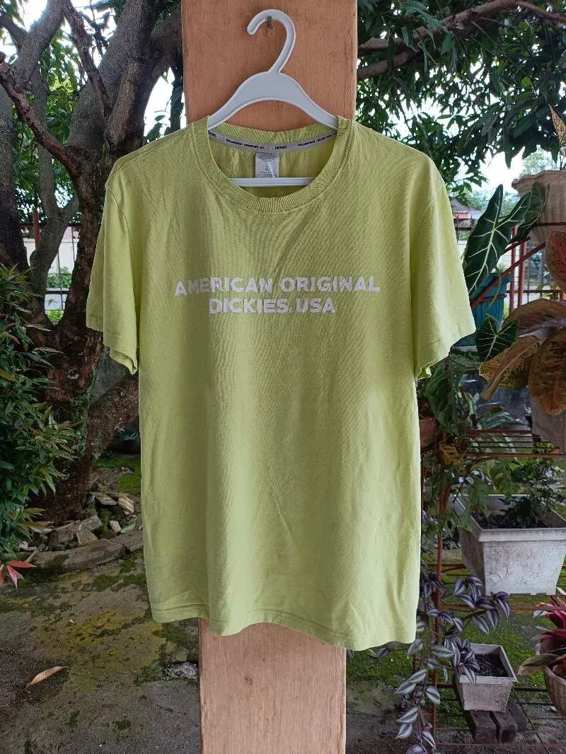 Dickies Vintage T-shirt Pria yellow photo 1