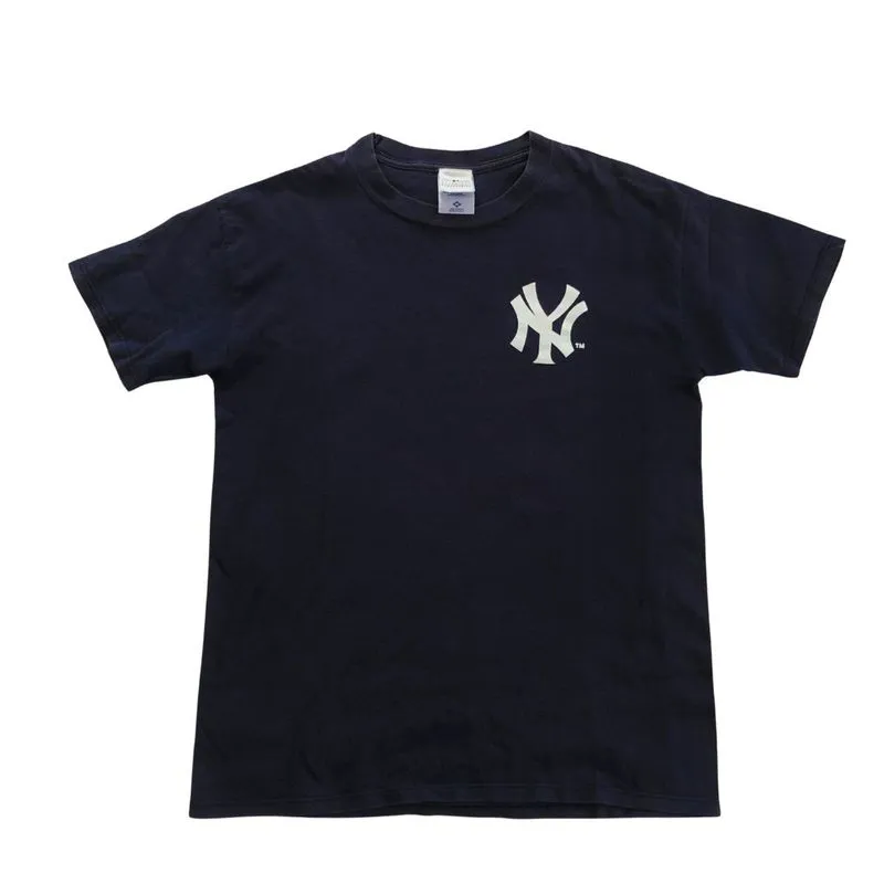 Jerzees Streetwear Y2K T-shirt Pria white navy photo 1