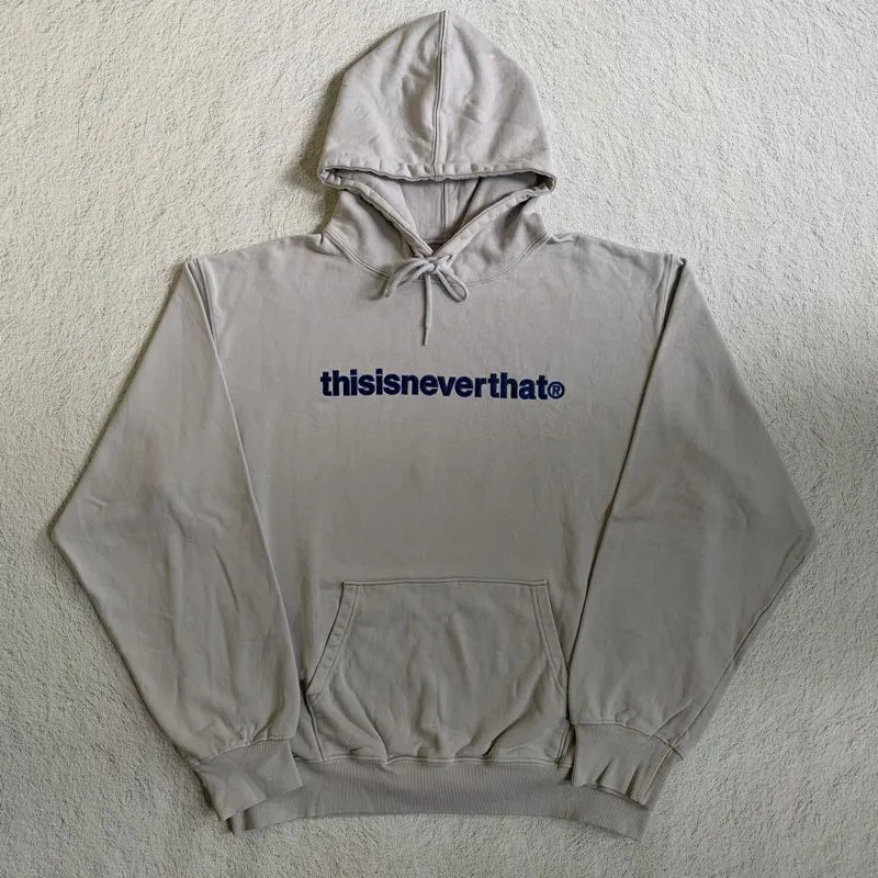 thisisneverthat Streetwear Casual Hoody Pria khaki photo 1