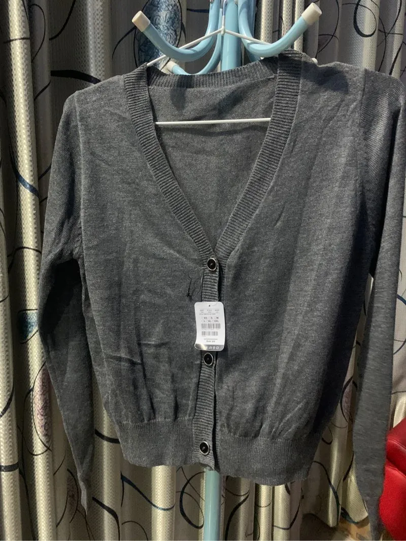 Minimalist Casual Blazer Wanita gray photo 1