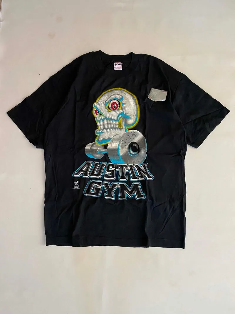 KAOS TSHIRT VTG 90S WWF STONE COLD STEVE AUSTIN 1998 photo 1