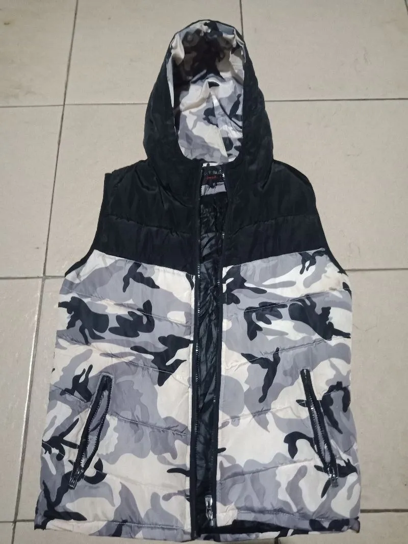 Streetwear Futurist Suit Pria black gray photo 1