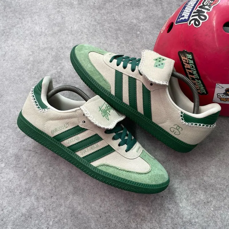 Adidas Indie Casual Sneakers Pria white green photo 1