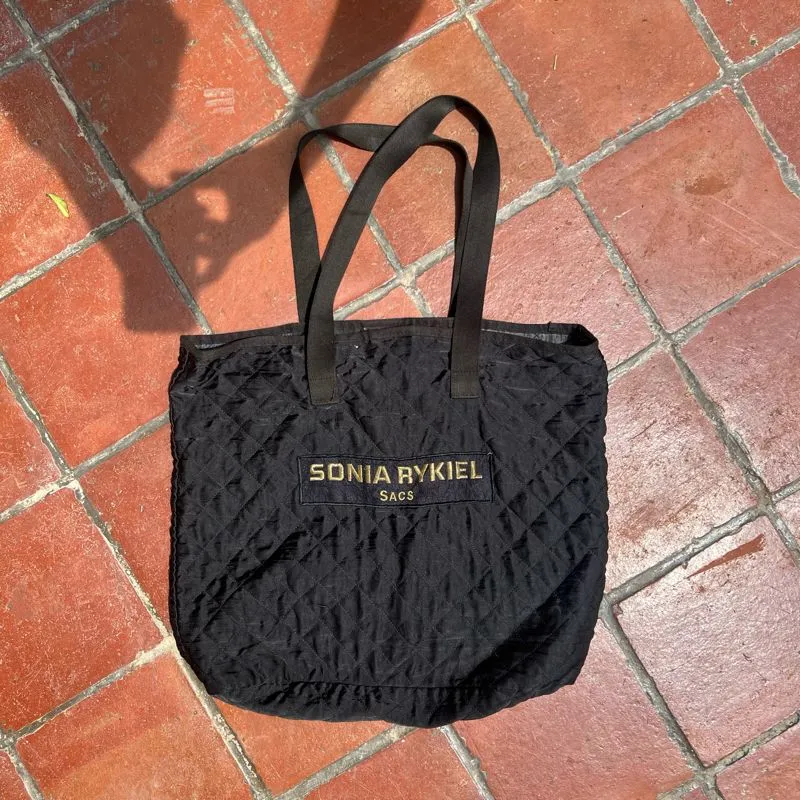 Sonia Rykiel Vintage Avant Garde Tote bag Wanita black photo 1