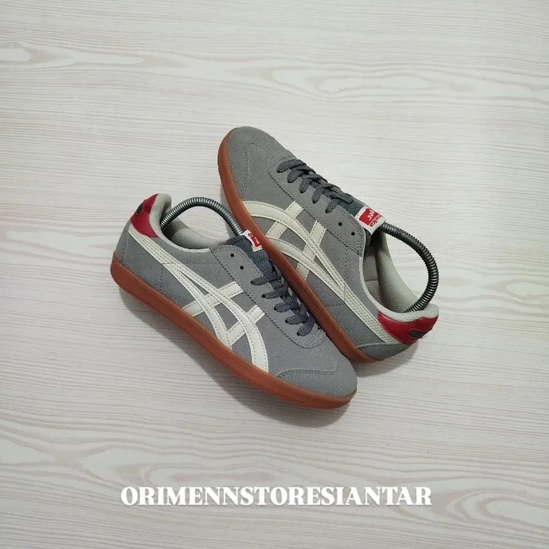 Onitsuka Tiger Casual Sneakers Pria brown gray photo 1