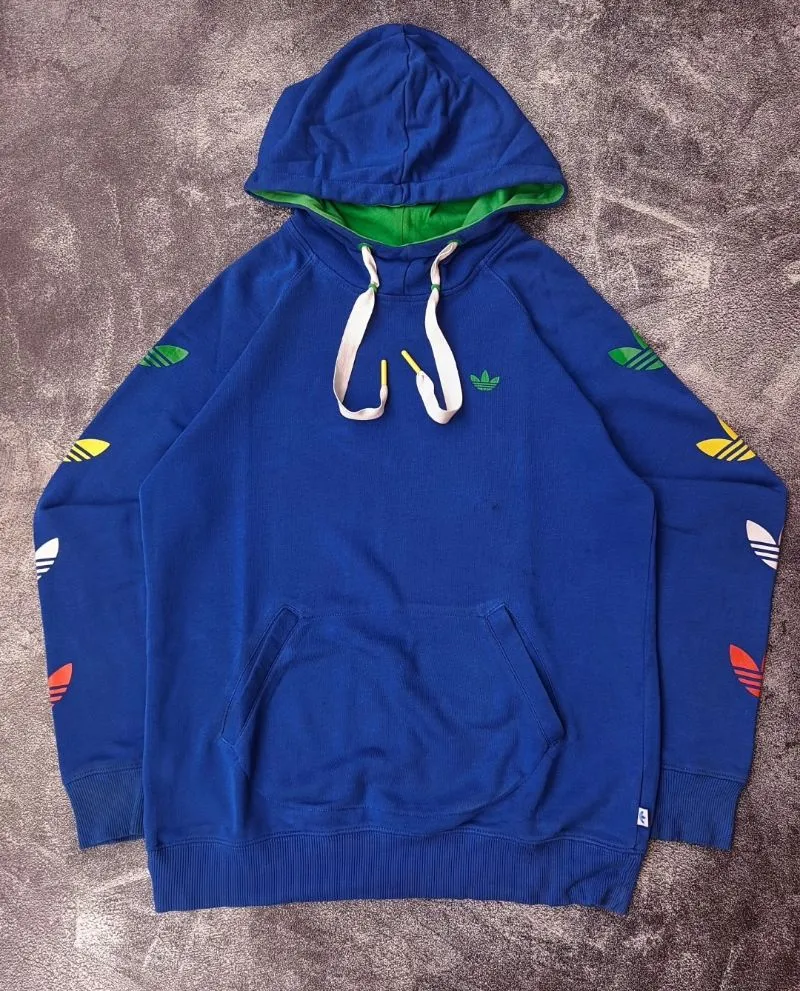 Adidas Streetwear Hoody Pria blue photo 1