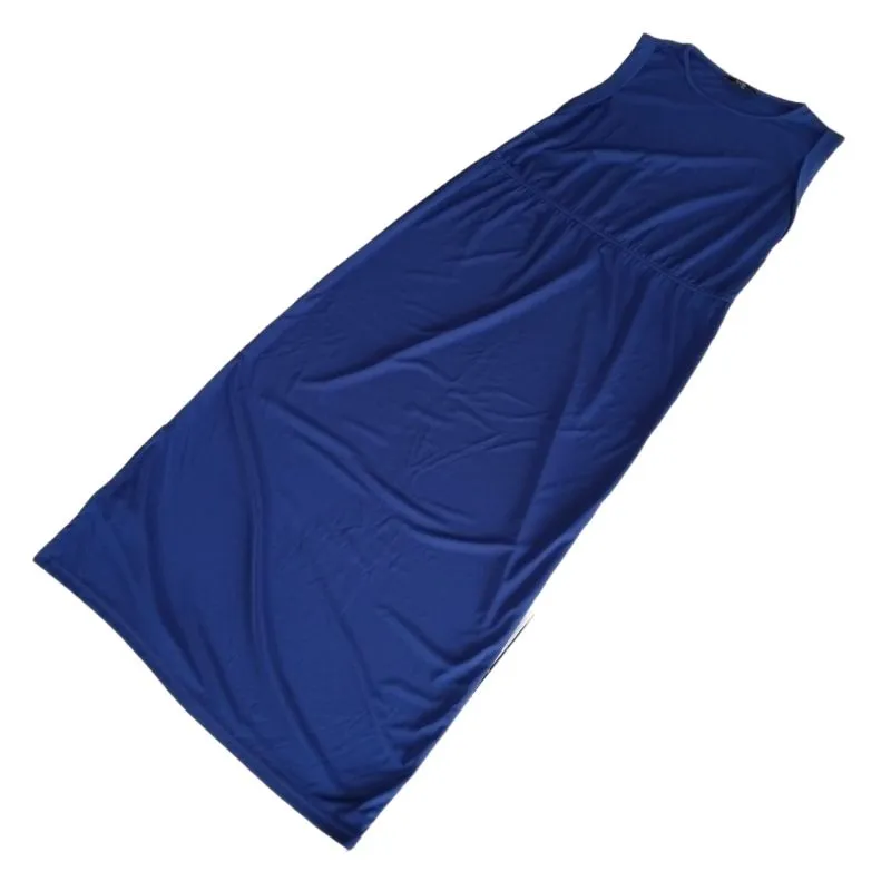 Indie Minimalist Maxi dress Wanita blue photo 1