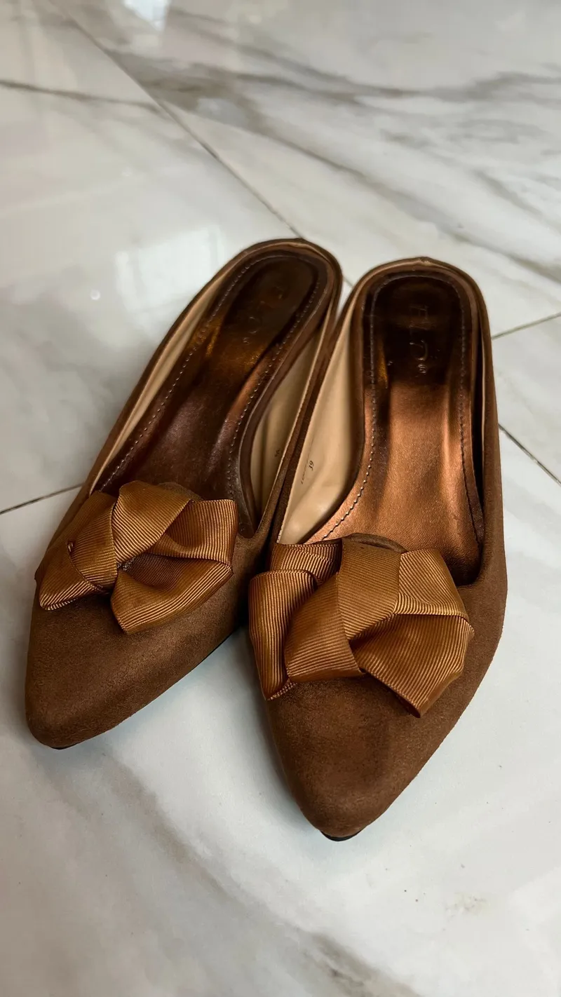 Casual Heels Wanita brown photo 1