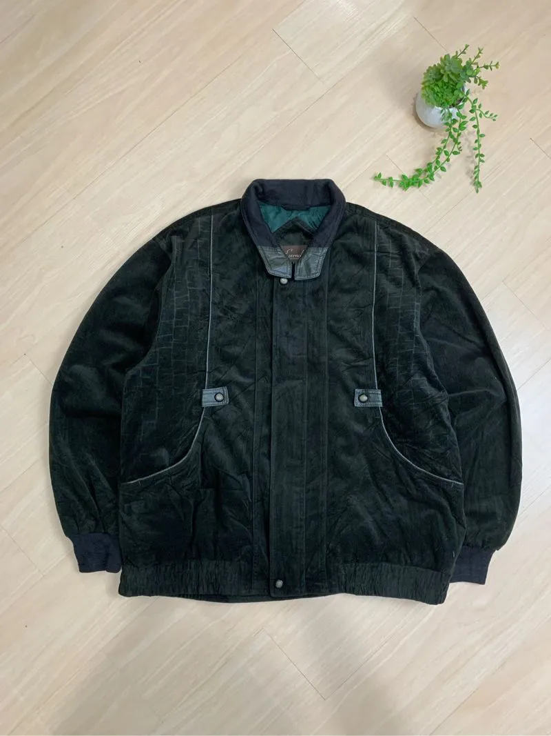 Casual Windbreaker Pria green photo 1