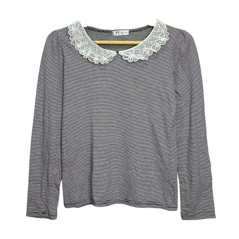 Y2K Casual T-shirt Wanita gray photo 1