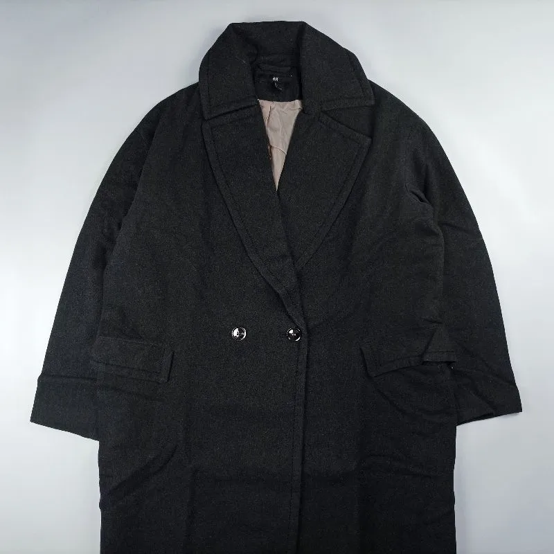 H&M Casual Fur coat Pria black gray photo 1