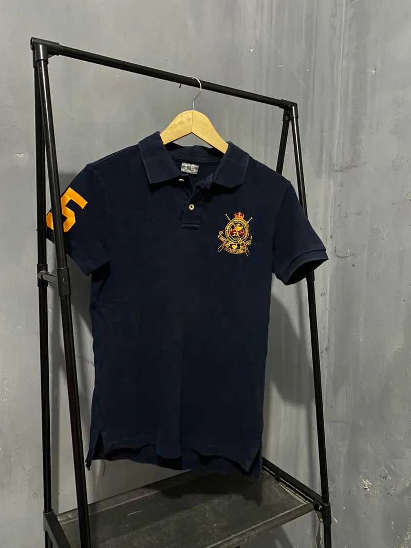 Luxury Casual Polo shirt Pria black photo 1