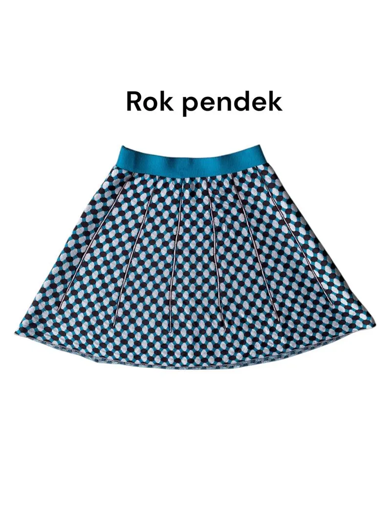 Casual Skirt Wanita blue photo 1