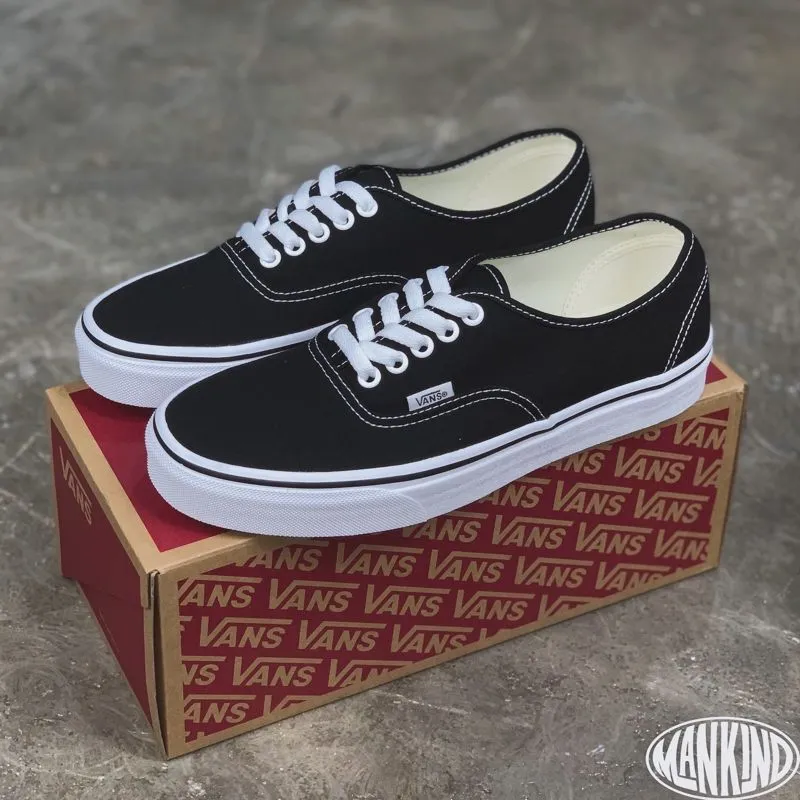 VANS Streetwear Skater Sneakers Pria white black photo 1