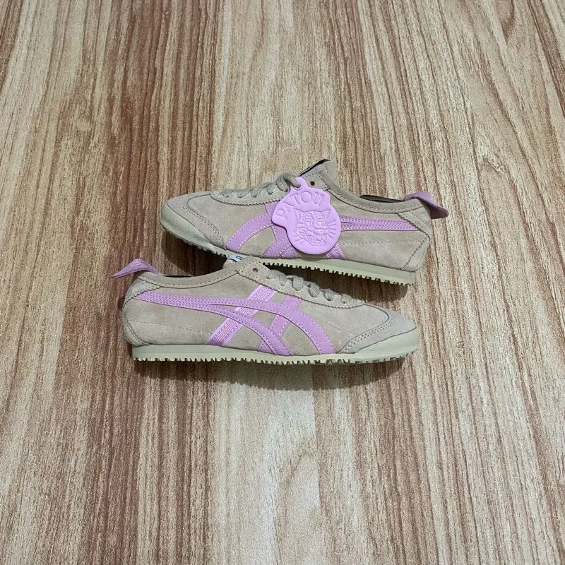 Onitsuka Tiger Casual Sneakers Wanita tan pink photo 1