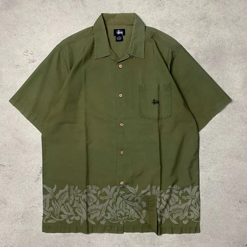 Stussy Streetwear T-shirt Pria green photo 1