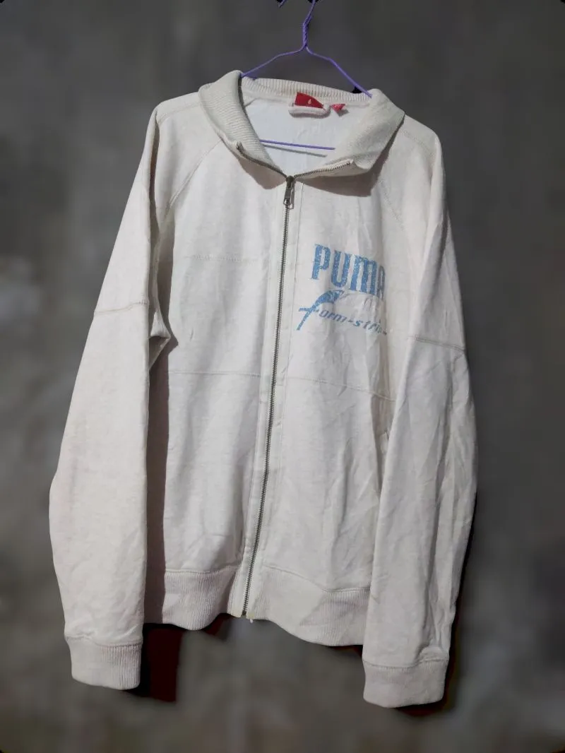 Puma Streetwear Sweater Pria gray photo 1