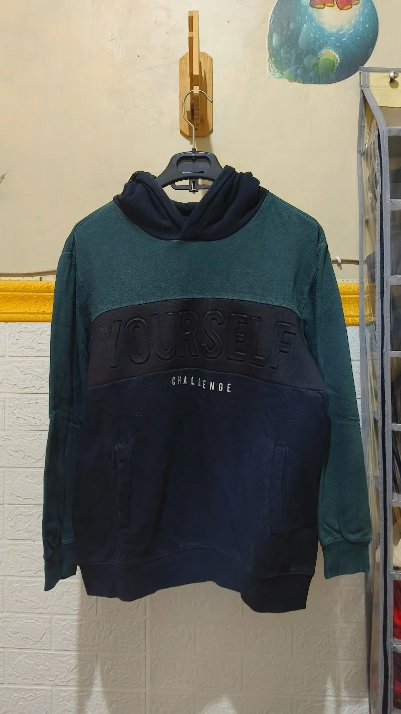 Made in USA Sportswear Casual Hoody Pria green black photo 1