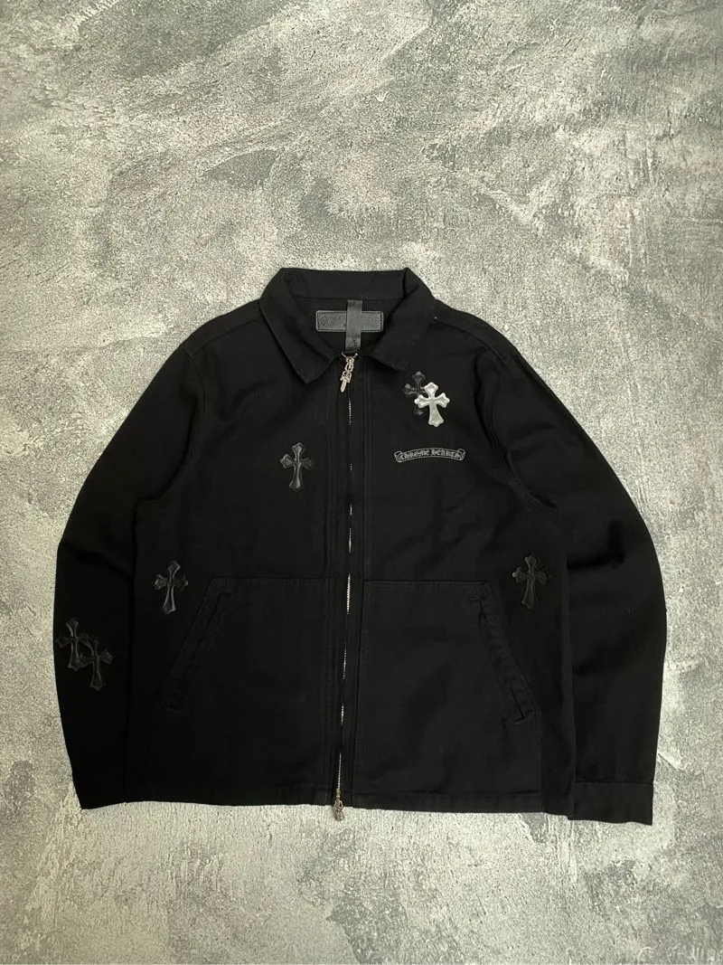 Chrome Hearts Luxury Casual Denim jacket Pria black photo 1