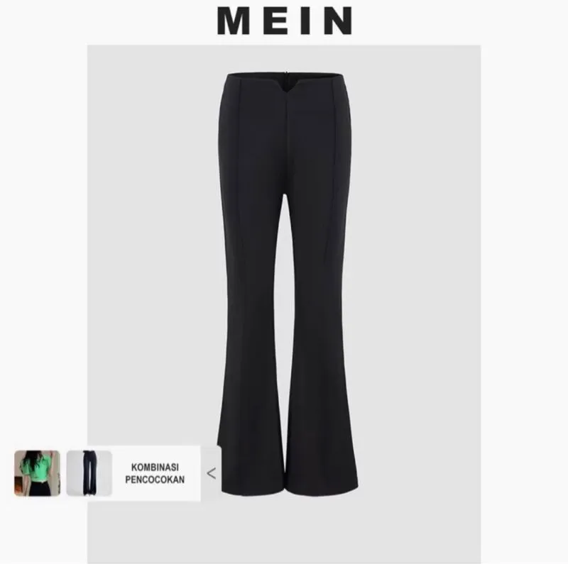 Casual Flare pants Wanita black photo 1