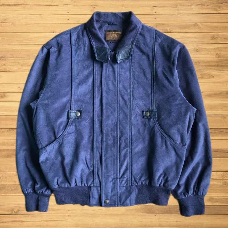 Vintage Casual Harrington jacket Pria navy photo 1