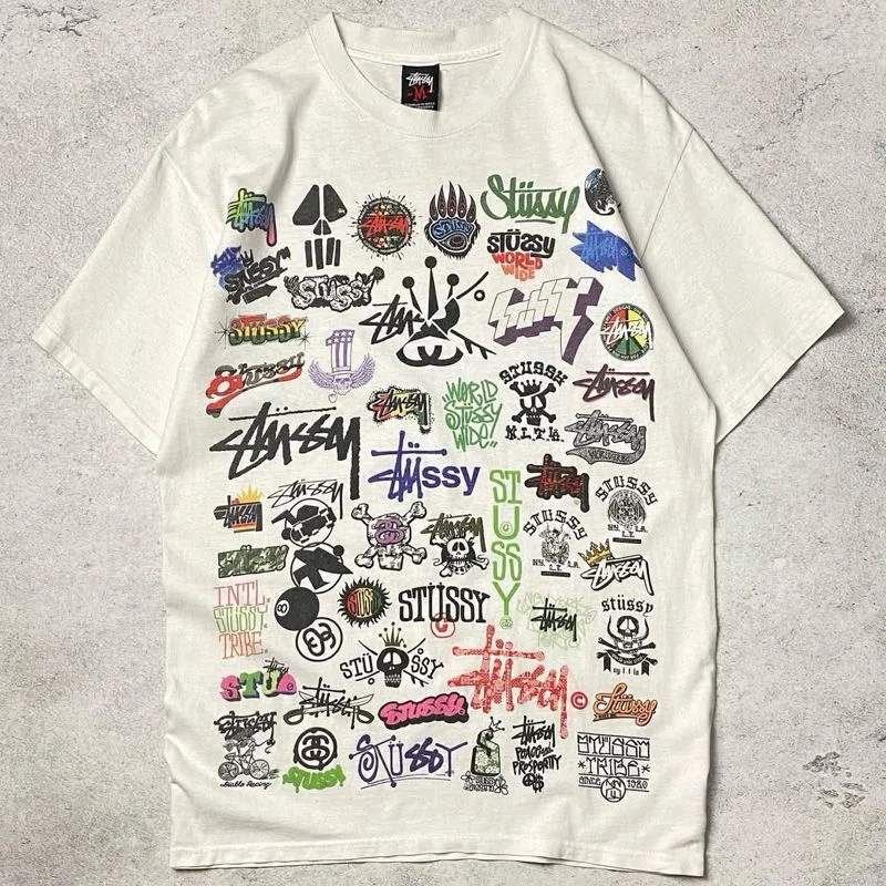 Stussy Streetwear T-shirt Pria white photo 1