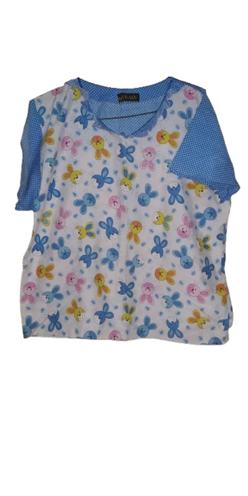Casual Wanita white blue photo 1