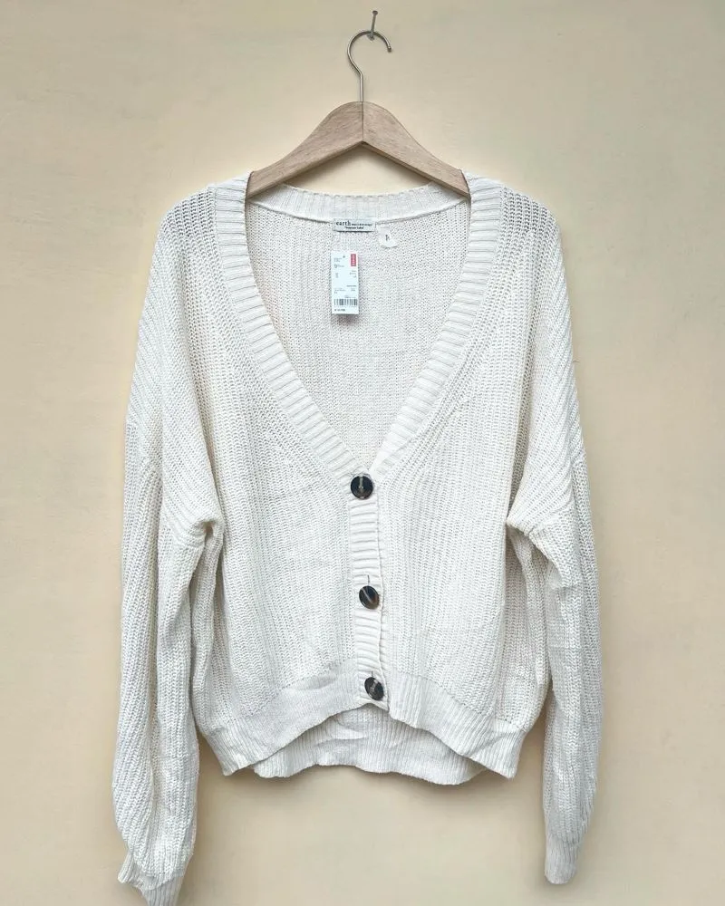 Earth, Music & Ecology Casual Cardigan Wanita cream photo 1