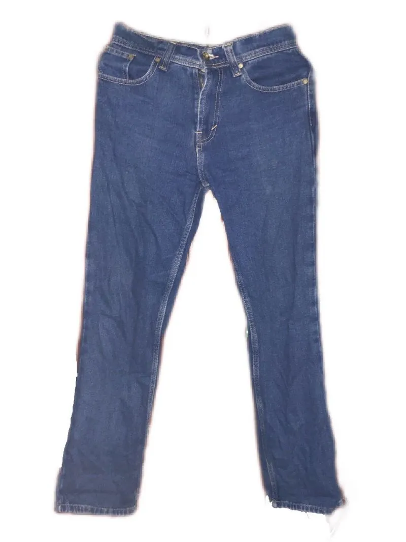Vintage Casual Boyfriend jeans Wanita navy blue photo 1