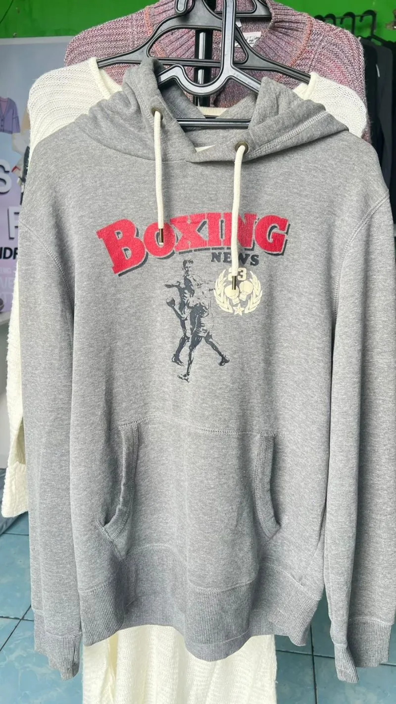 Casual Hoody Pria gray photo 1
