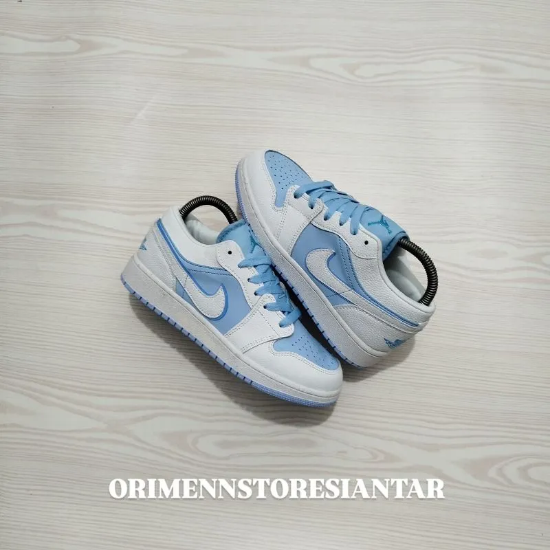 Nike Air Jordan Casual Sneakers Wanita white blue photo 1