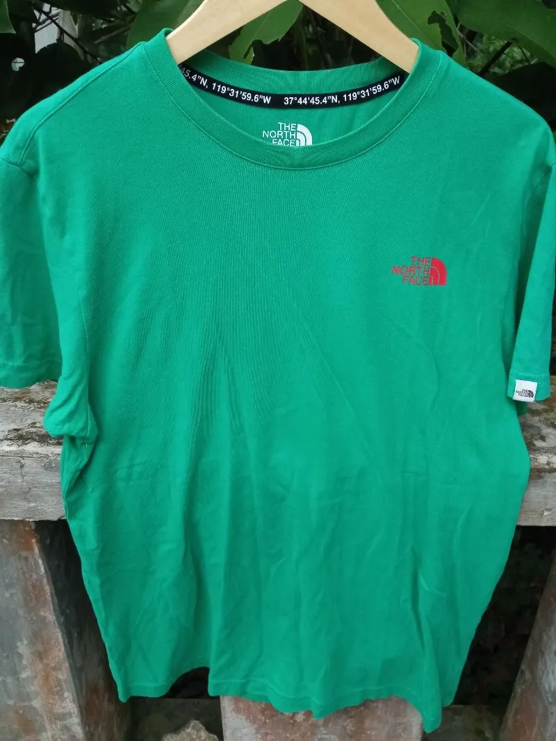 The North Face Vintage Casual T-shirt Pria green photo 1