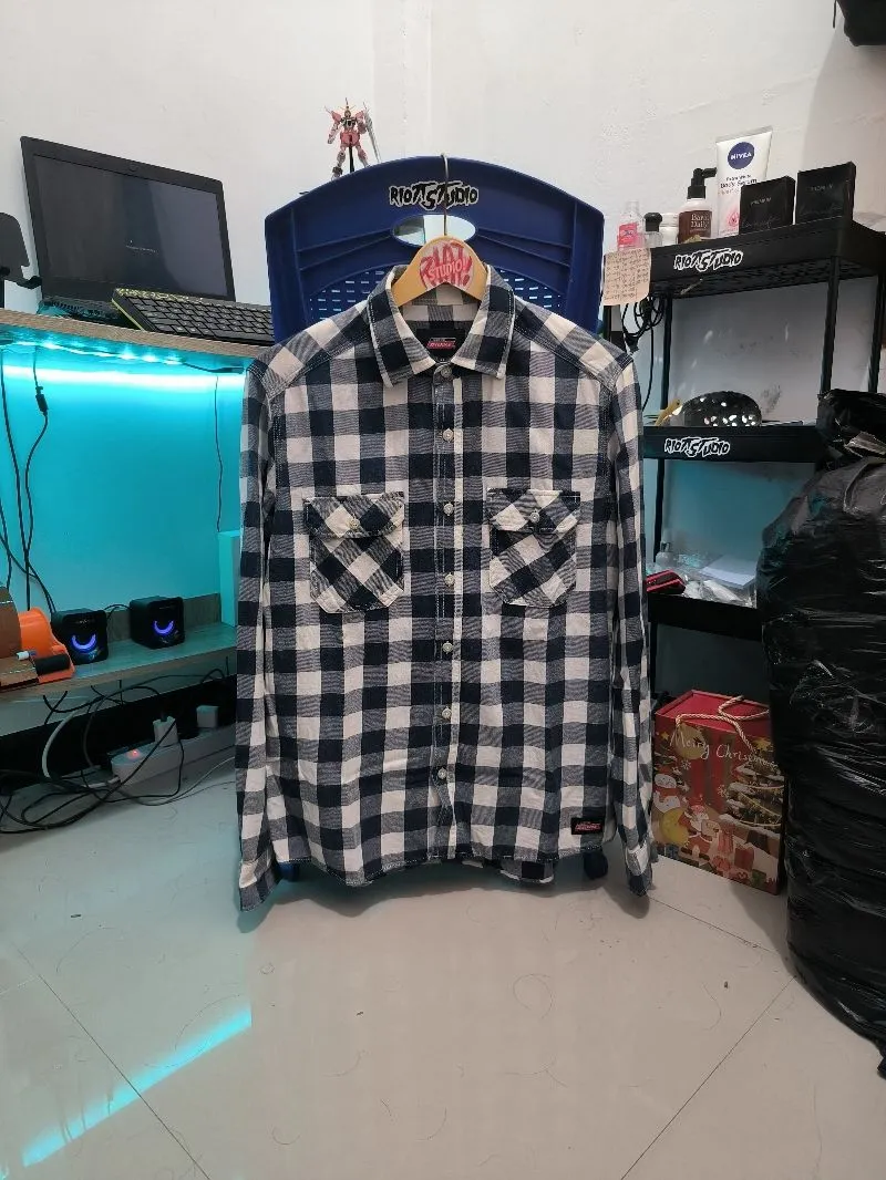 Dickies Streetwear Casual Casual shirt Pria multicolor photo 1