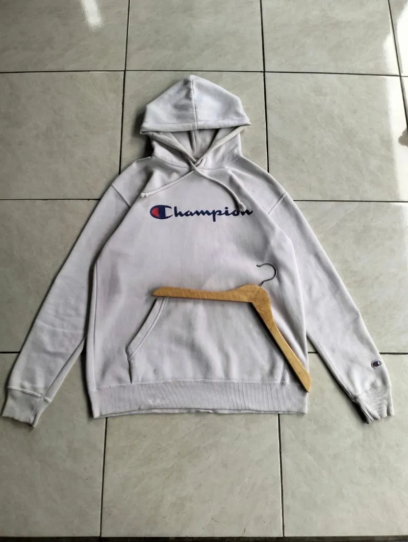 Champion Streetwear Casual Hoody Pria white photo 1