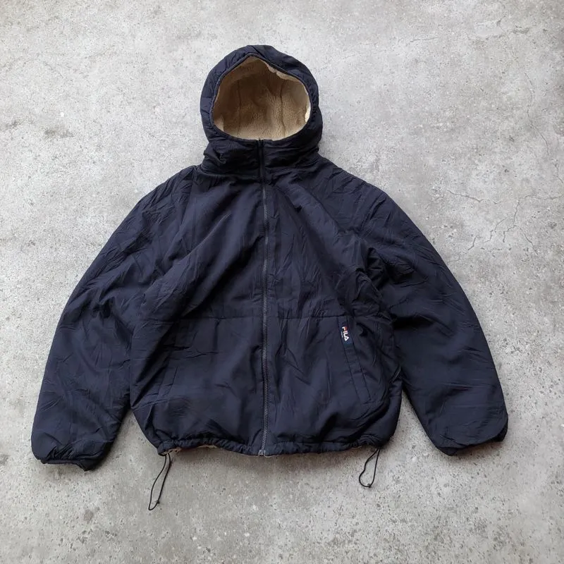 Fila Vintage Sportswear Fleece Pria navy cream photo 1