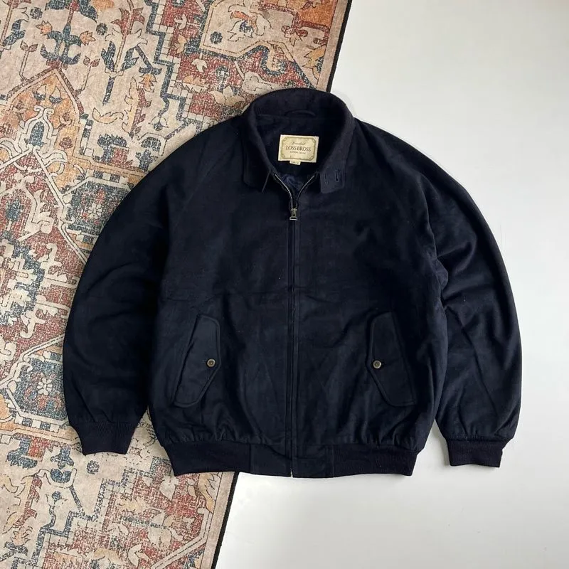 Vintage Casual Harrington jacket Pria navy photo 1