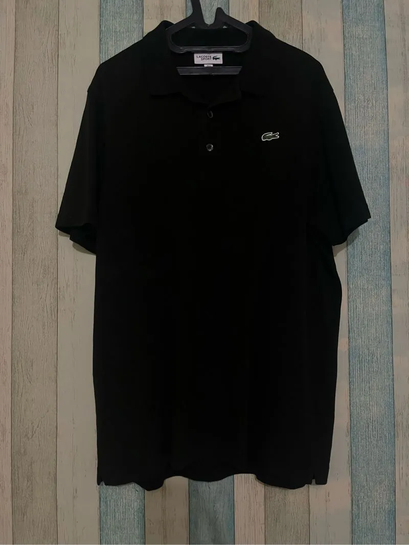 Lacoste Casual Polo shirt Pria black photo 1