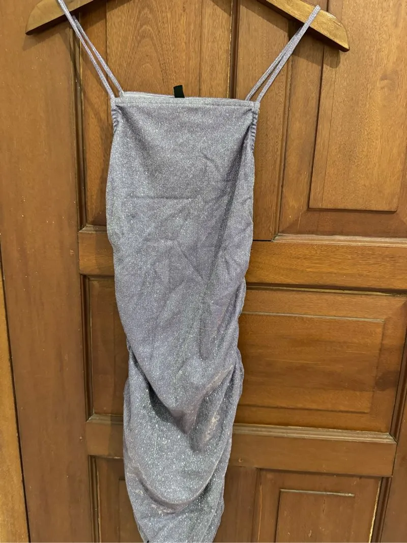 H&M Y2K Luxury Going out dress Wanita purple photo 1