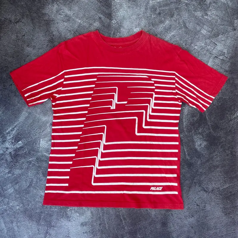 PALACE Streetwear Skater T-shirt Pria red photo 1