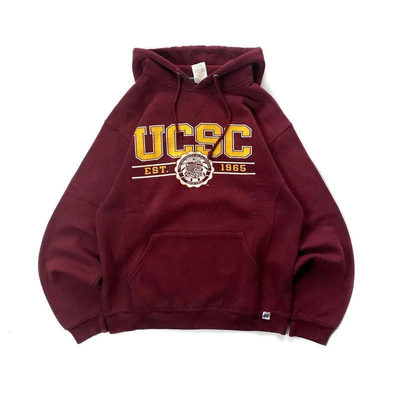 Russell Athletic Vintage Streetwear Hoody Pria burgundy photo 1