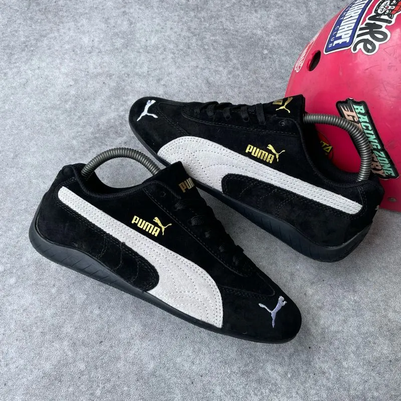 Puma Indie Casual Sneakers Wanita white black photo 1
