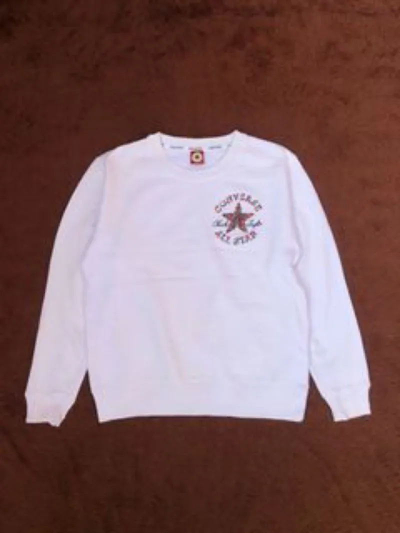 Converse Vintage Y2K Sweatshirt Pria white photo 1