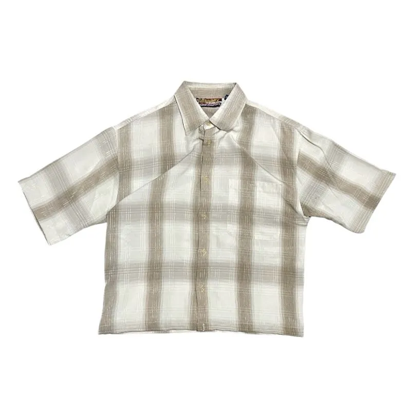 Quiksilver Y2K Skater Casual shirt Pria white tan photo 1