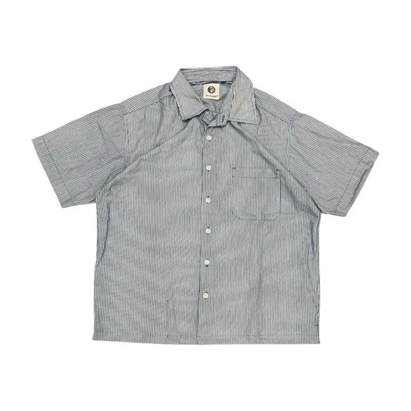 Uniqlo Y2K Skater Casual shirt Pria white black photo 1