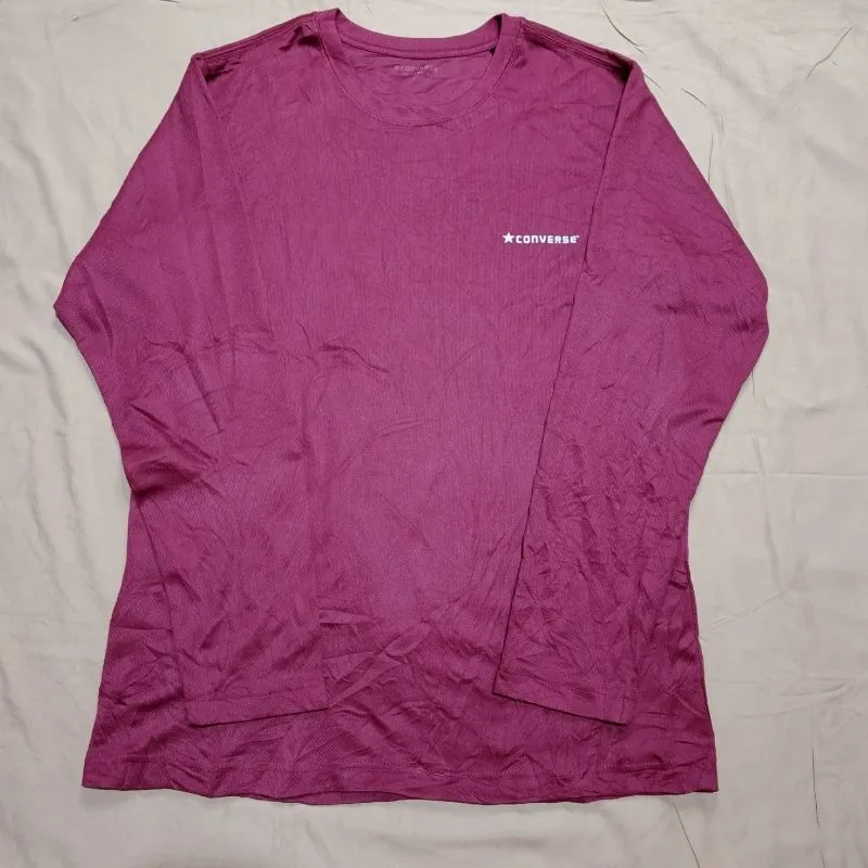 Converse Sportswear Casual T-shirt Wanita burgundy photo 1