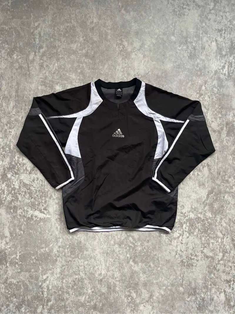 Adidas Y2K Sportswear Jersey Pria white black photo 1