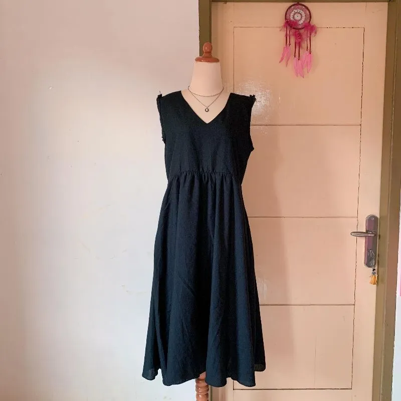 Casual Casual dress Wanita black photo 1