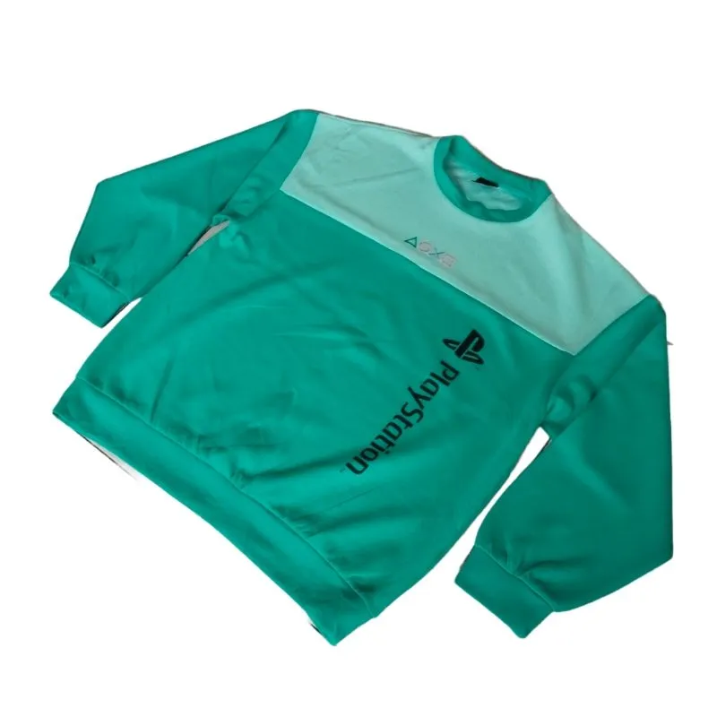 GU Vintage Streetwear Sweatshirt Pria green photo 1