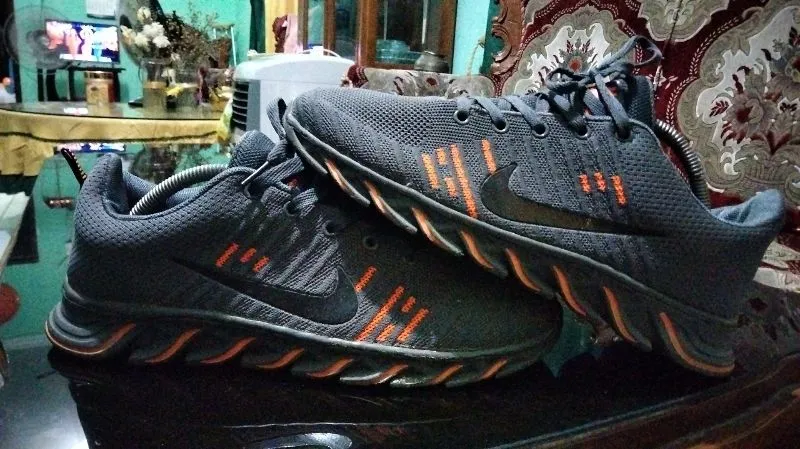 Nike Sportswear Sneakers Pria orange gray photo 1